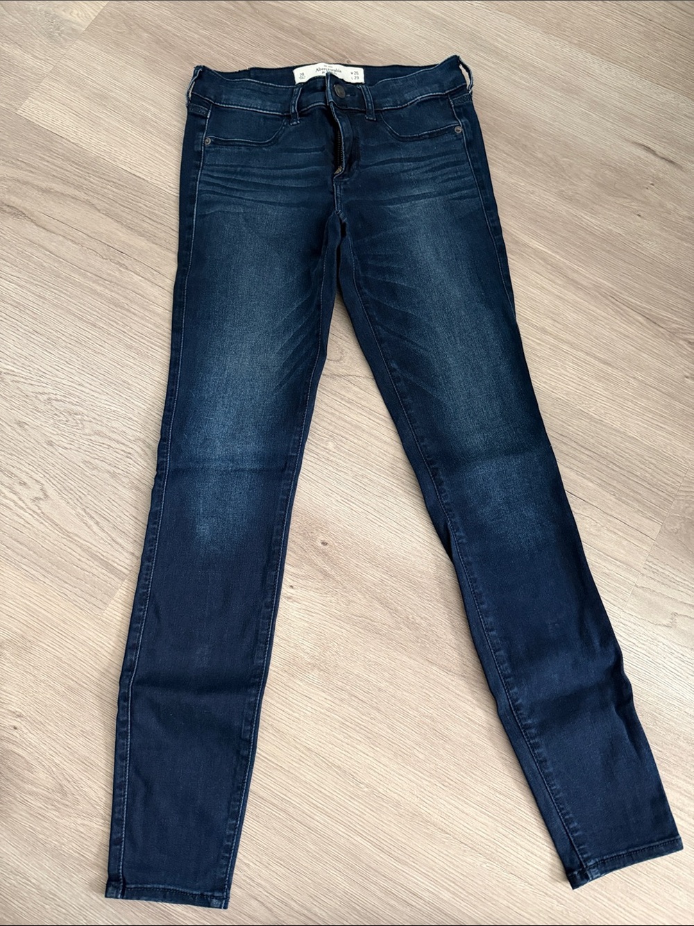 Abercrombie & Fitch Dark Blue Skinny Jeans